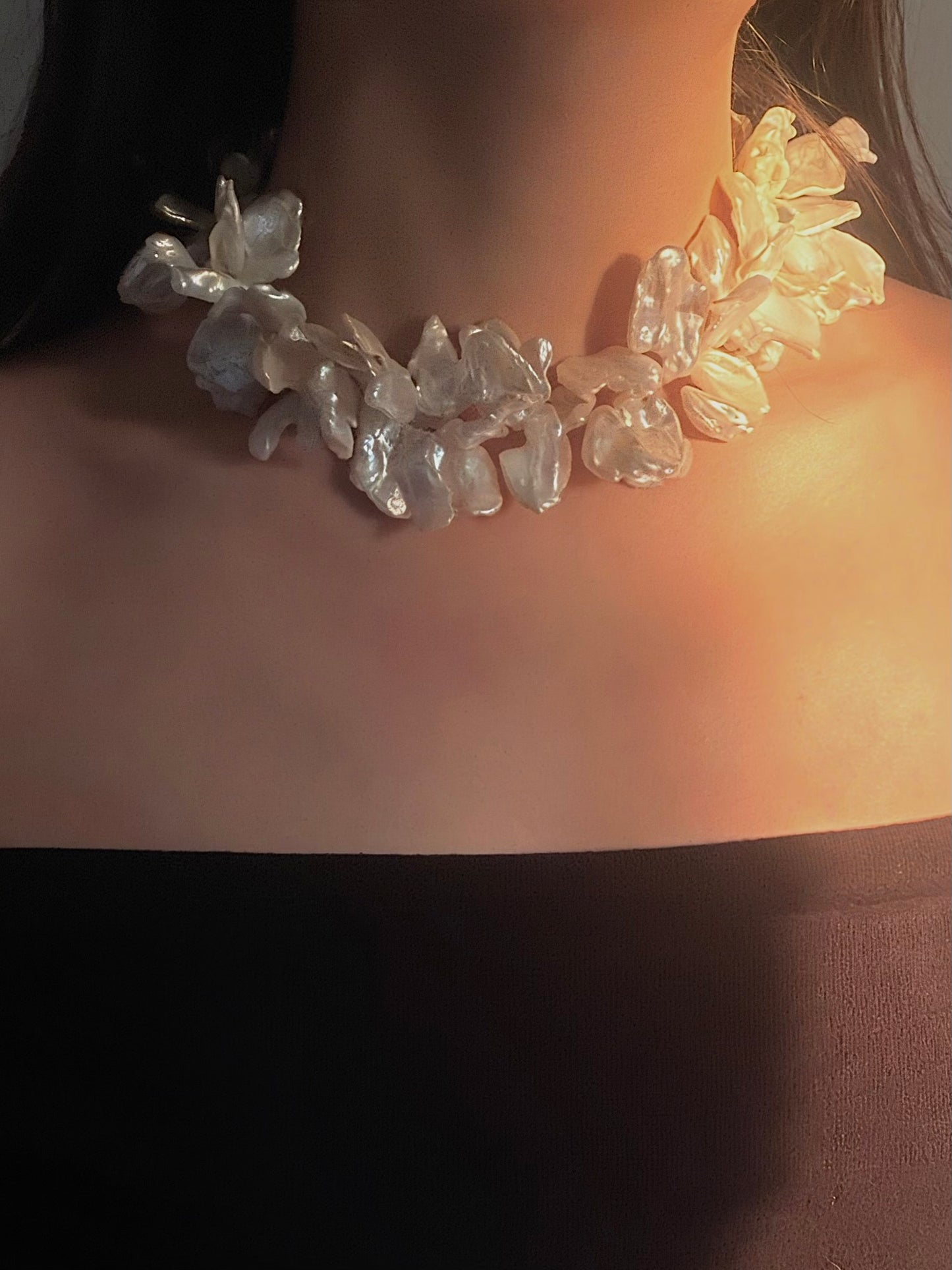 Vesper Blooms Pearl Necklace №62